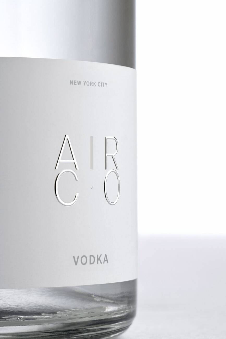 Air Company vodka bottle